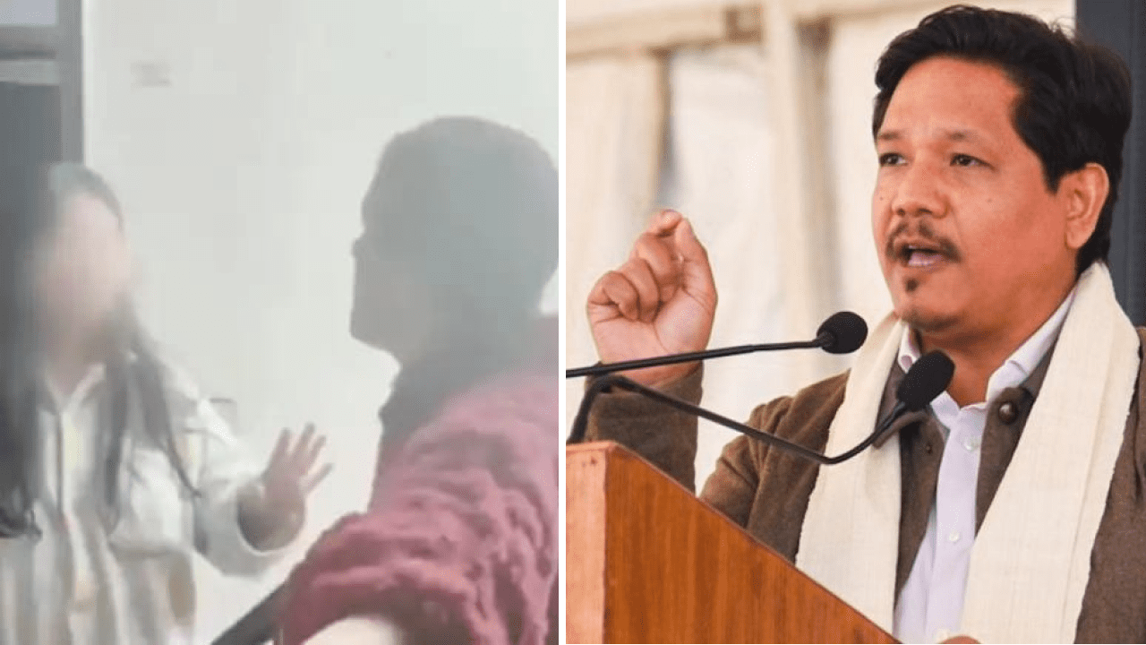 Meghalaya CM Conrad K Sangma speaking on racial abuse case involving Arunachal women in Delhi