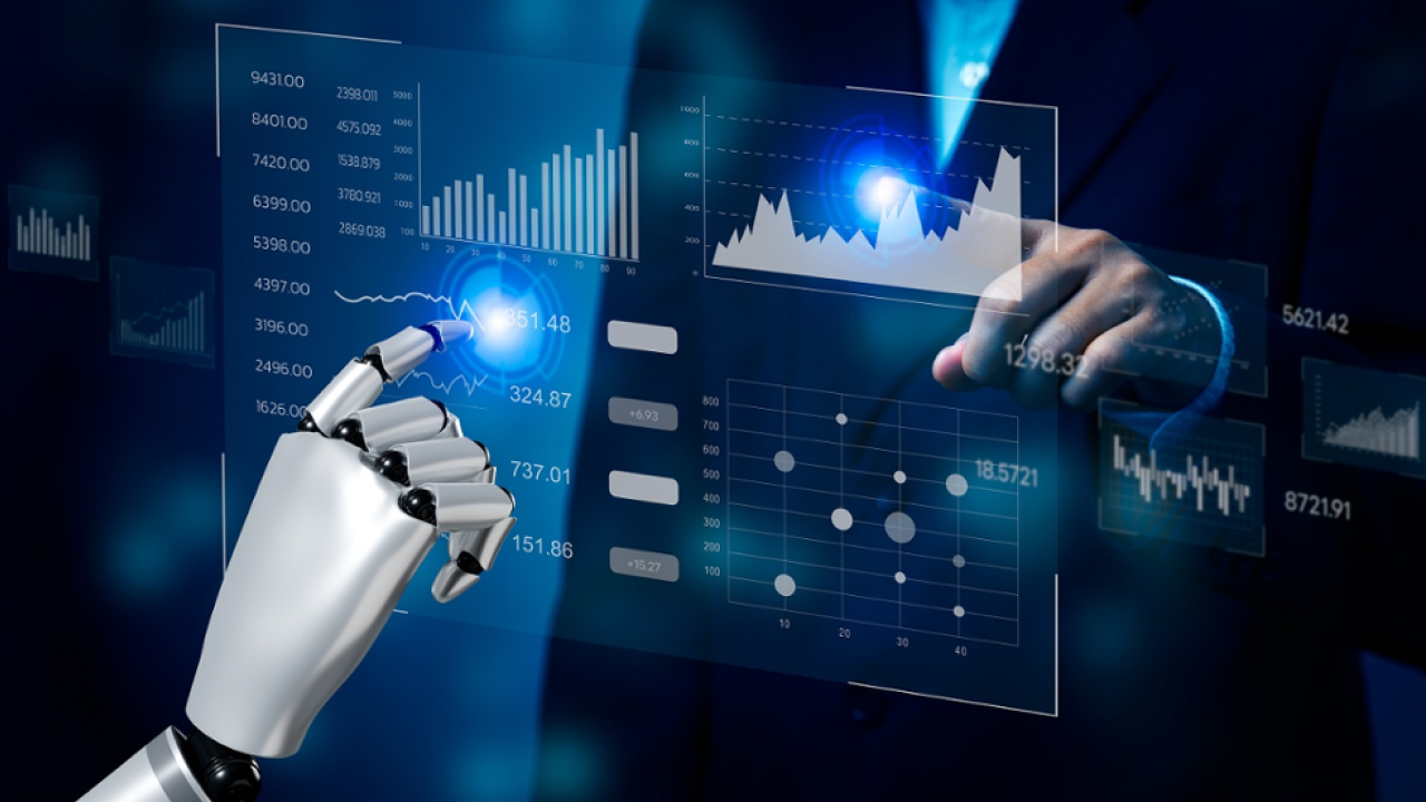 US tech company data center with AI servers and network equipment