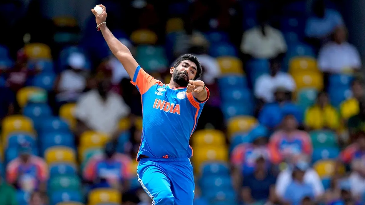 Jasprit Bumrah bowling during T20 World Cup 2026 match ahead of India vs Pakistan clash in Colombo