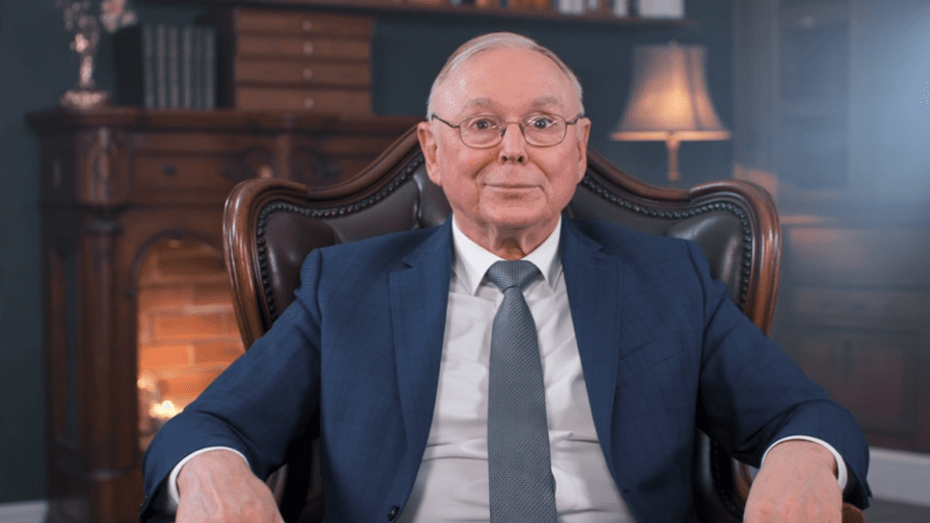 Charlie Munger speaking at Berkshire Hathaway annual meeting discussing investment philosophy