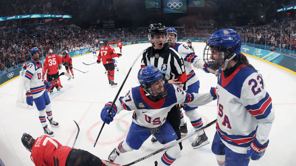 NHL stars in action at the 2026 Winter Olympics ice hockey tournament in Milan