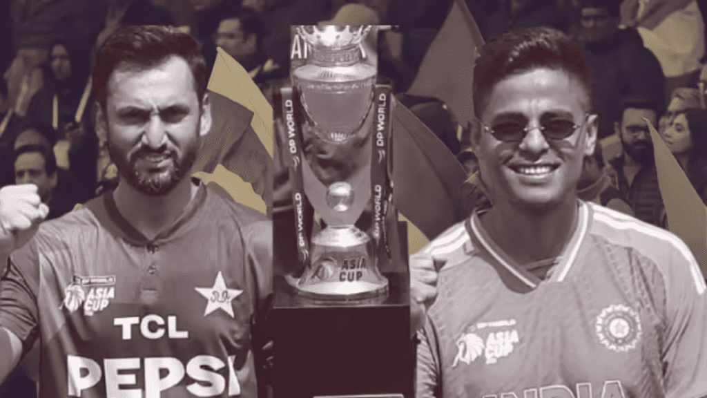 India vs Pakistan players during a T20 World Cup match amid boycott controversy