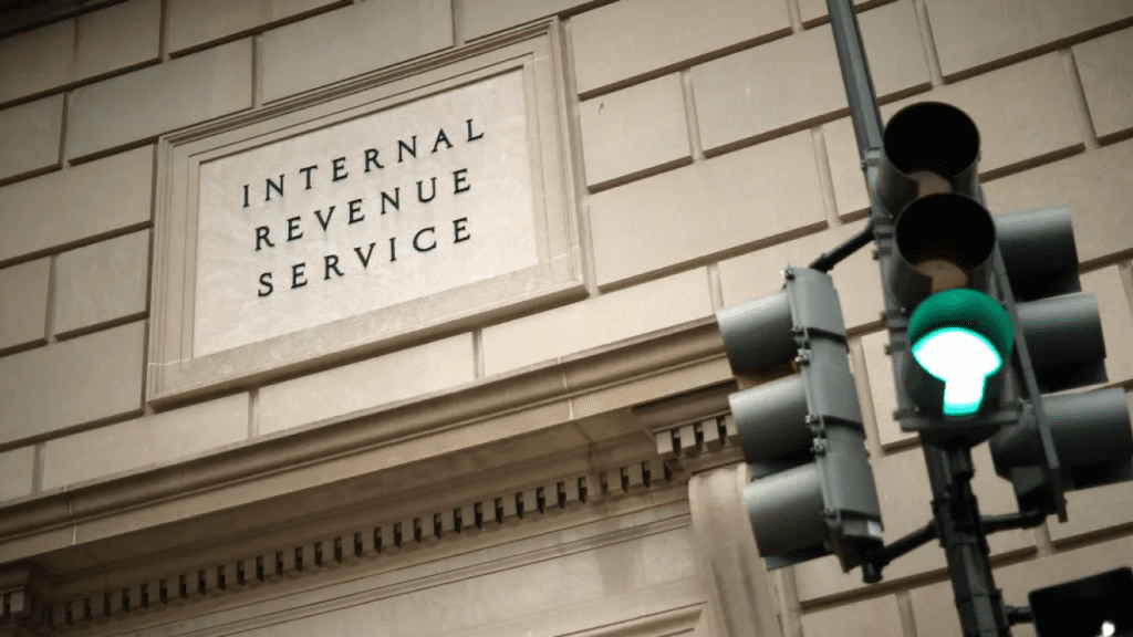 IRS building exterior in Washington DC during the 2026 filing season ahead of Presidents Day