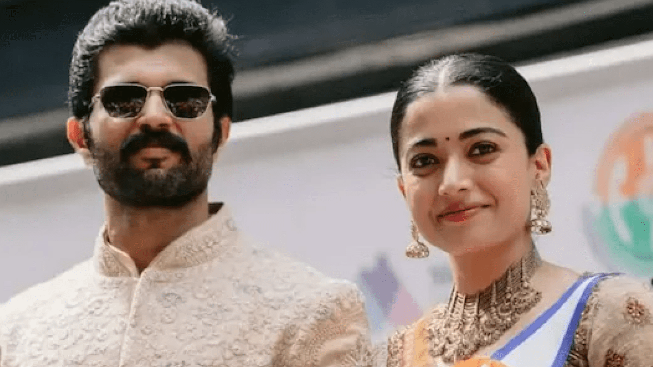 Vijay Deverakonda and Rashmika Mandanna spotted at Hyderabad airport amid wedding rumors