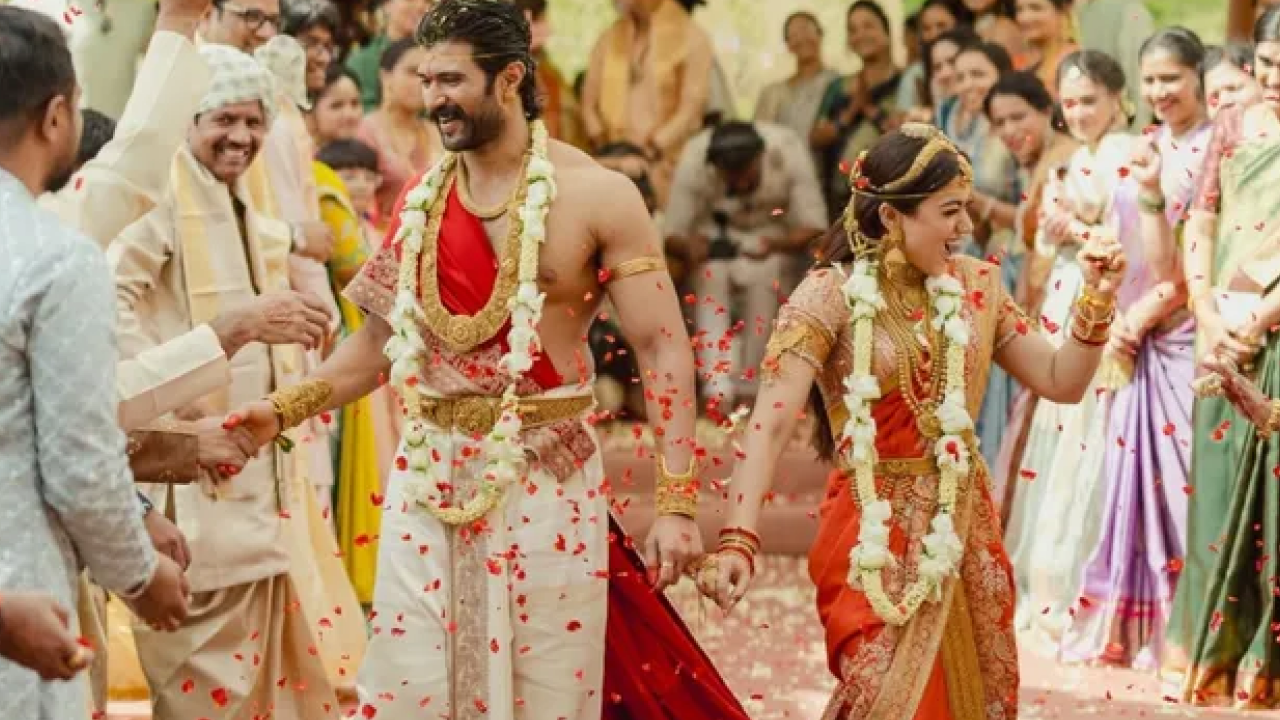 Vijay Deverakonda and Rashmika Mandanna wedding ceremony in Udaipur featuring Telugu and Kodava rituals