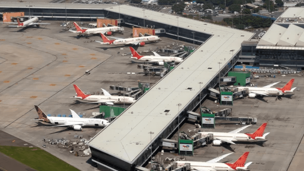 Commercial airplanes on runway amid rising jet fuel prices affecting global airline industry