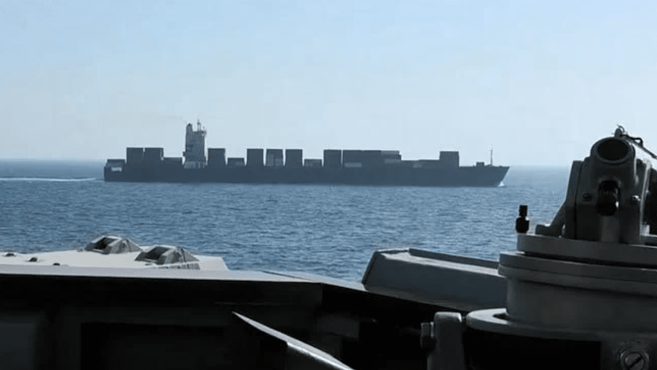 US Navy escorting Iranian oil tanker in Indian Ocean amid maritime blockade tensions
