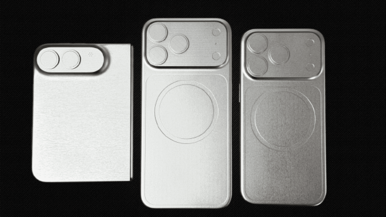 iPhone 18 Pro Max dummy unit showing thicker camera module next to previous model