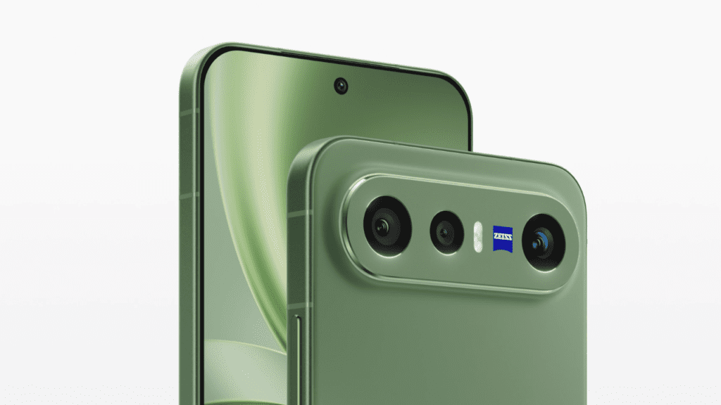 The Vivo X300 FE features a new horizontal rear camera bar spanning the top of the back panel, replacing the older vertical layout, and includes a triple-camera setup with 50MP primary and telephoto sensors, an 8MP ultrawide lens, all supported by ZEISS optics.