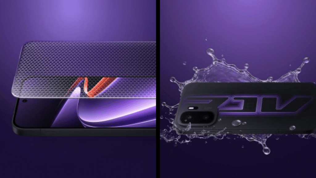 OPPO Ace 6 Ultra smartphone with aluminum alloy frame, Crystal Shield front glass, IP66-IP69K water and dust resistance, stereo speakers, X-axis linear motor, and in-display 3D ultrasonic fingerprint sensor, available in Ace Awakening and Metal Storm colors.