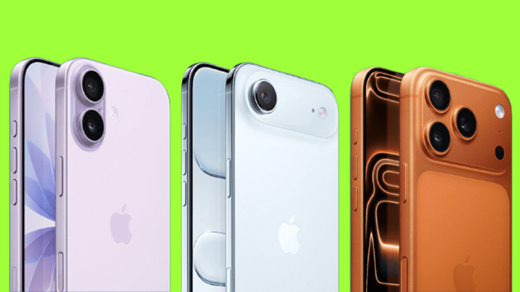 Apple iPhone 17 series displayed during anniversary sale with discounted prices in India