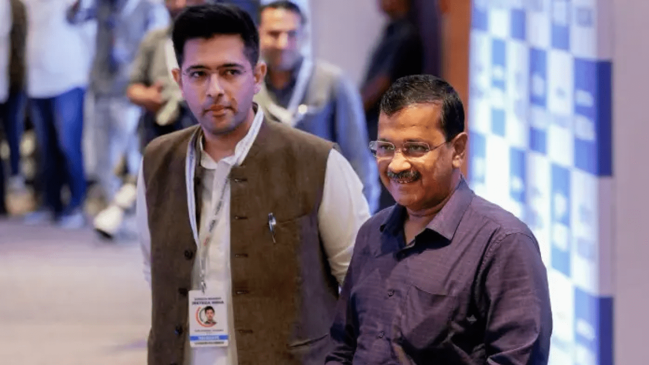Raghav Chadha speaking in Parliament amid AAP Rajya Sabha controversy