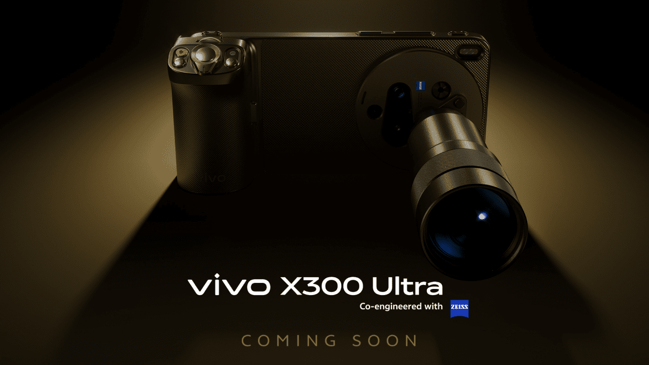 Vivo X300 Ultra smartphone with large circular camera module and ZEISS branding