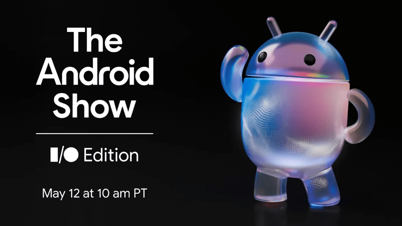 Android mascot with frosted glass design hinting at new UI changes ahead of Google Android Show May 2026