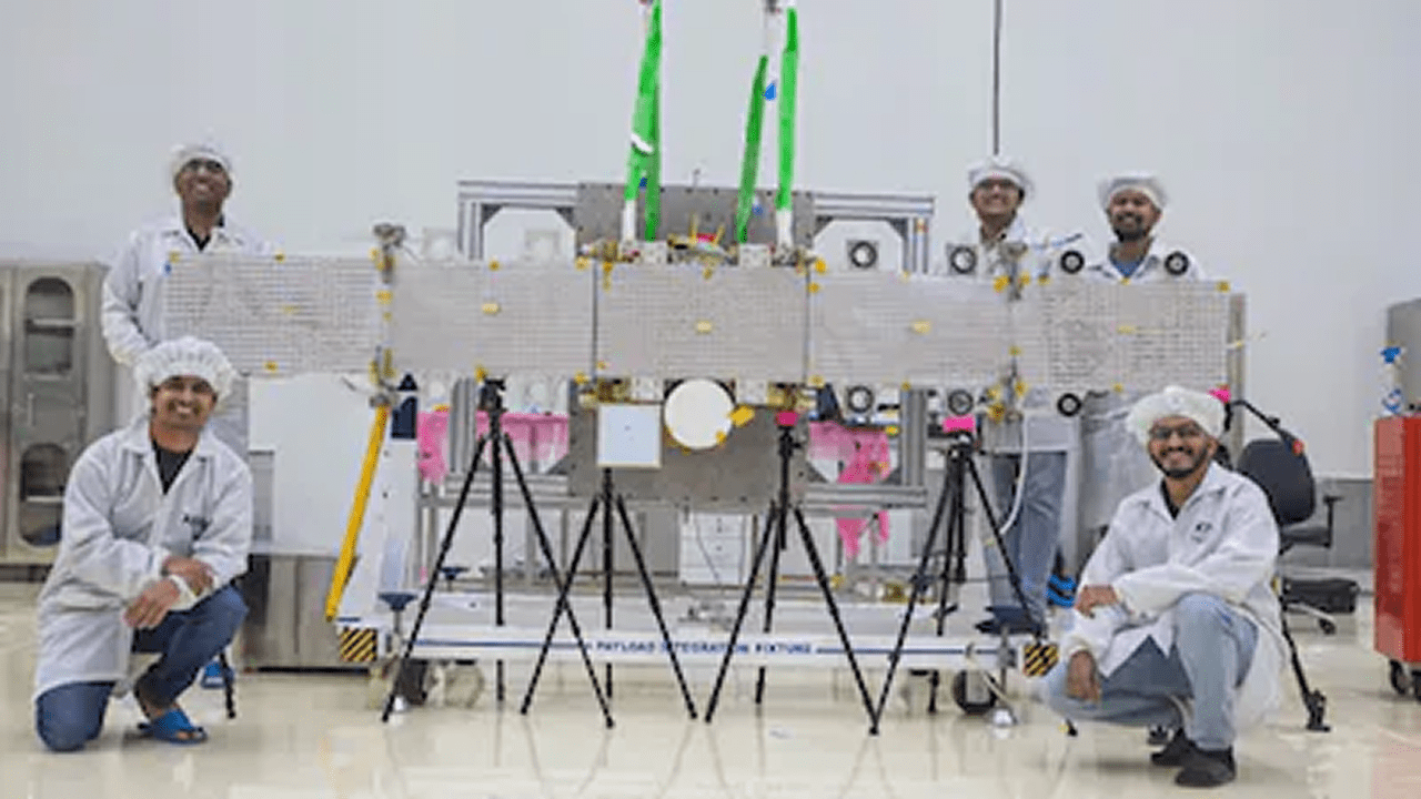 Mission Drishti satellite launch aboard SpaceX Falcon 9 showcasing India’s first OptoSAR Earth observation technology