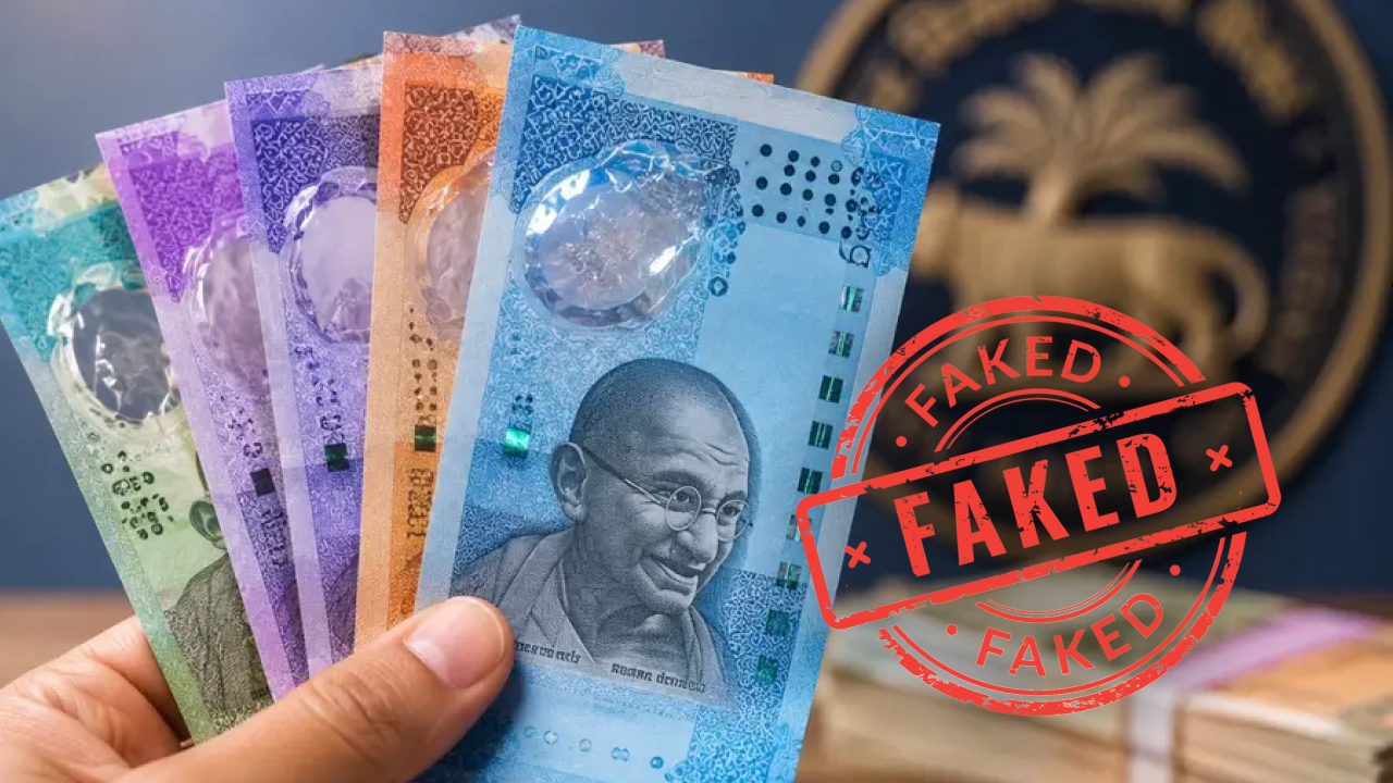 RBI currency notes with polymer banknote concept illustration amid clarification on plastic currency rumours in India