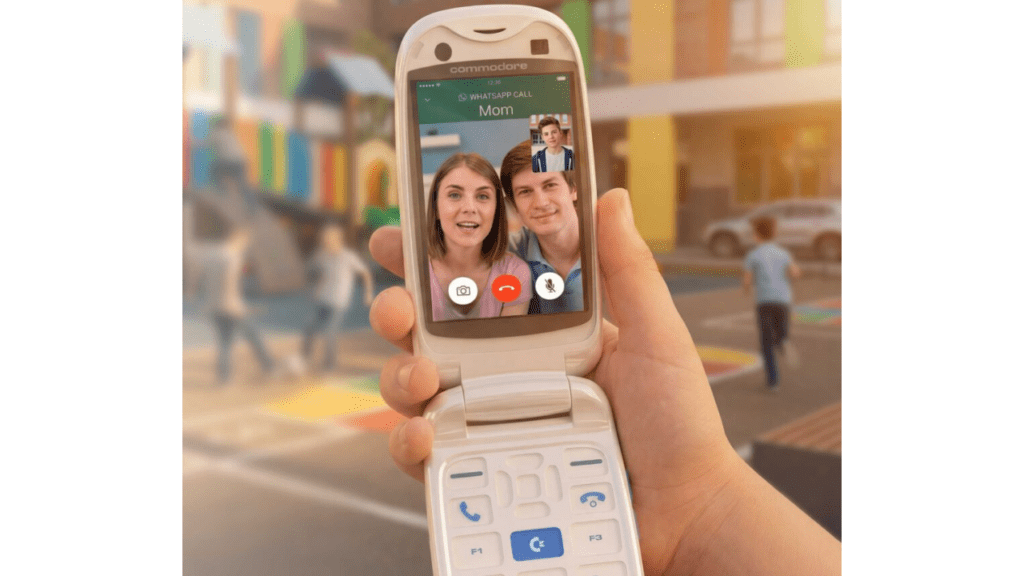 Some Internet-based apps, like WhatsApp, video call will work on Commodore phone.