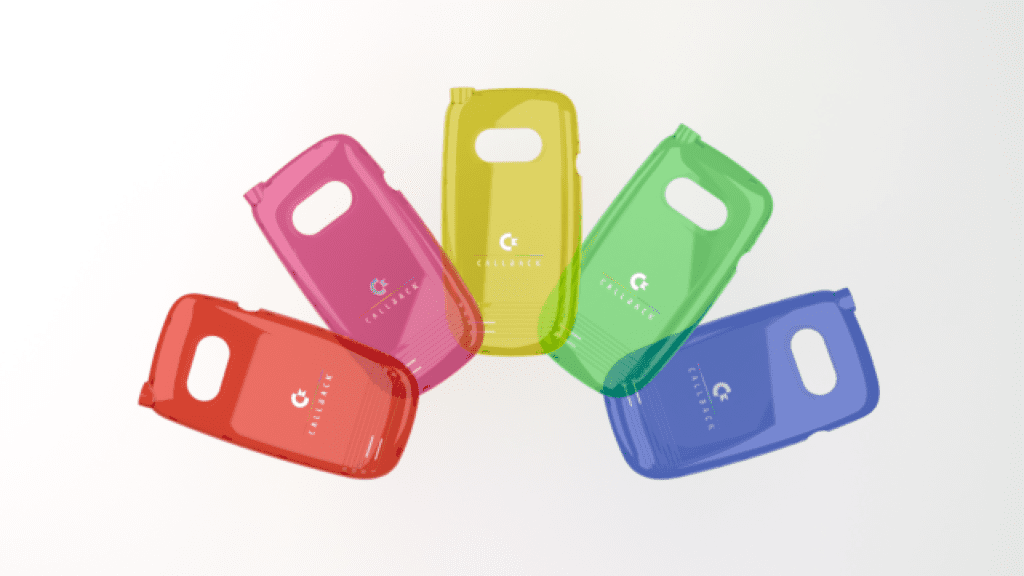 Some of the Commodore phone’s swappable covers.