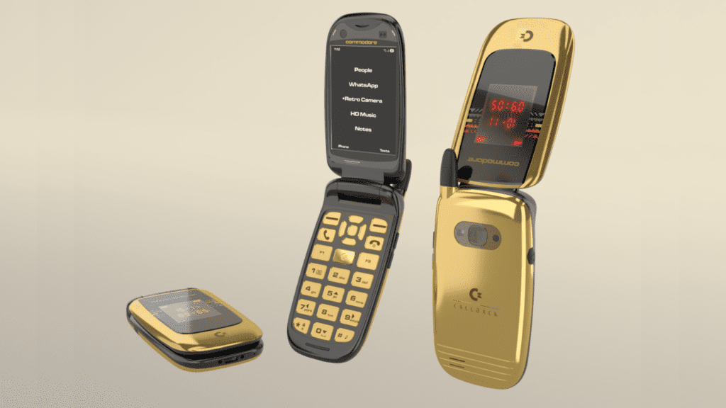 The most expensive version of the phone, the Founders Edition colorway, has a 24K gold-plated “C=” button and is $640.
